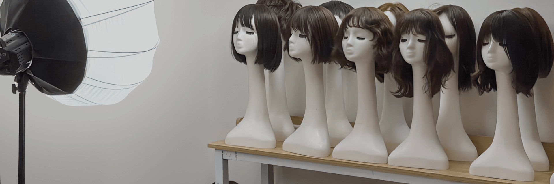 美禾假发产品与造型展示